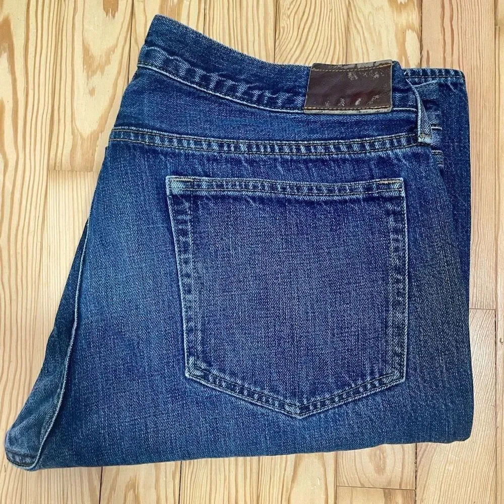J Crew Bootcut Medium Wash Jeans Mens‎ 36x32 Read